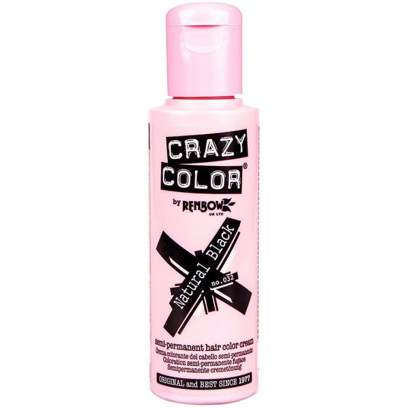 CRAZY COLOR SEMI PERMANENT HAIR DYE 100ml -All colours-FAST UK Postage-Pack  Of 4